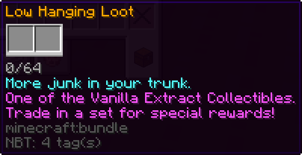 Low Hanging Loot Tooltip