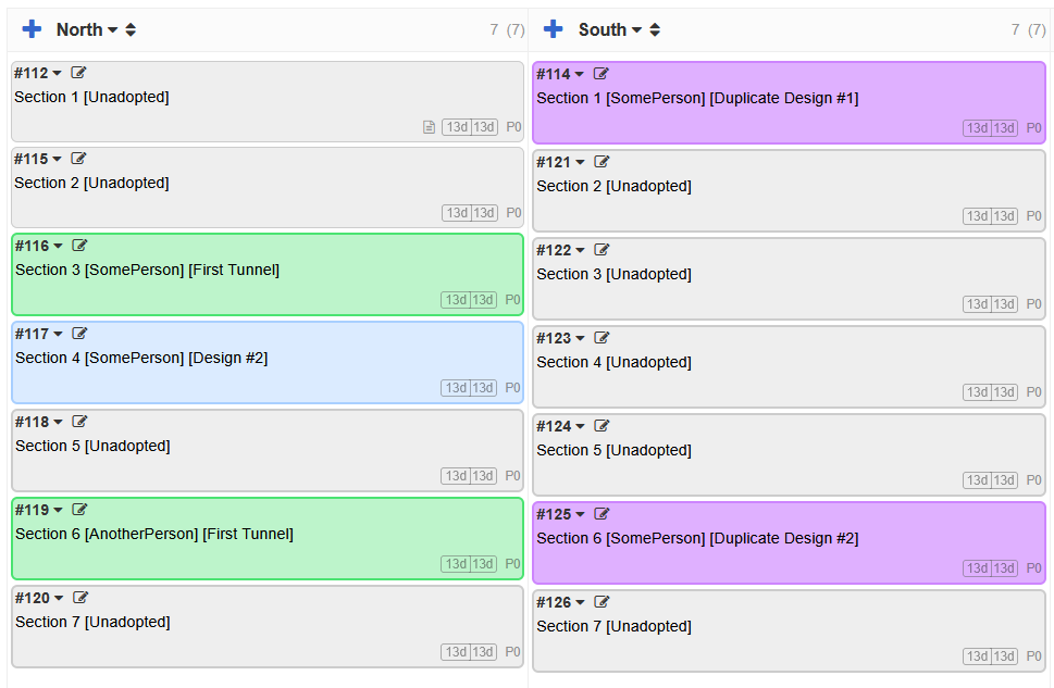 Nether tunnel adoption kanban board Nether tunnel adoption kanban board